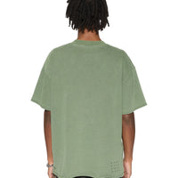 Ksubi - World Order Ekcess SS Tee in Hash Green