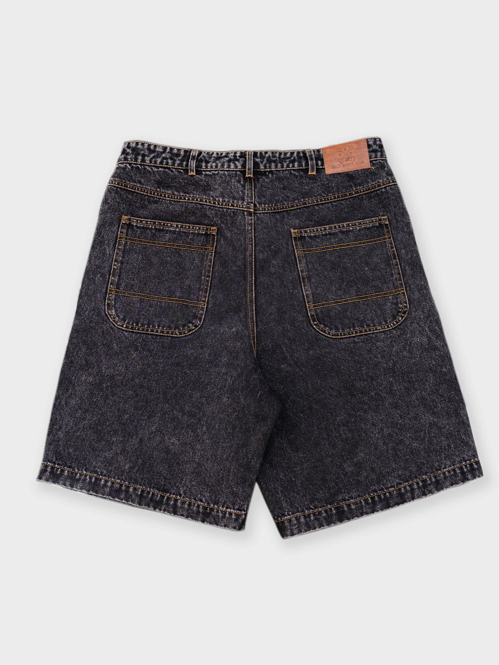 Billy Bones Club - The Bird Denim Short in Washed Black