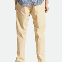 Brixton - Choice Chino Relaxed Pant in Sand