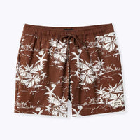 BRIXTON - Voyage Short 16" in Sepia Umbrella Scene