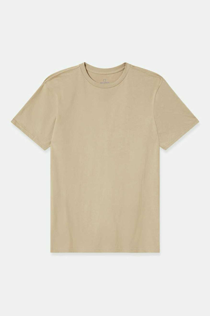 Brixton - Basic S/S Tee in Oatmeal