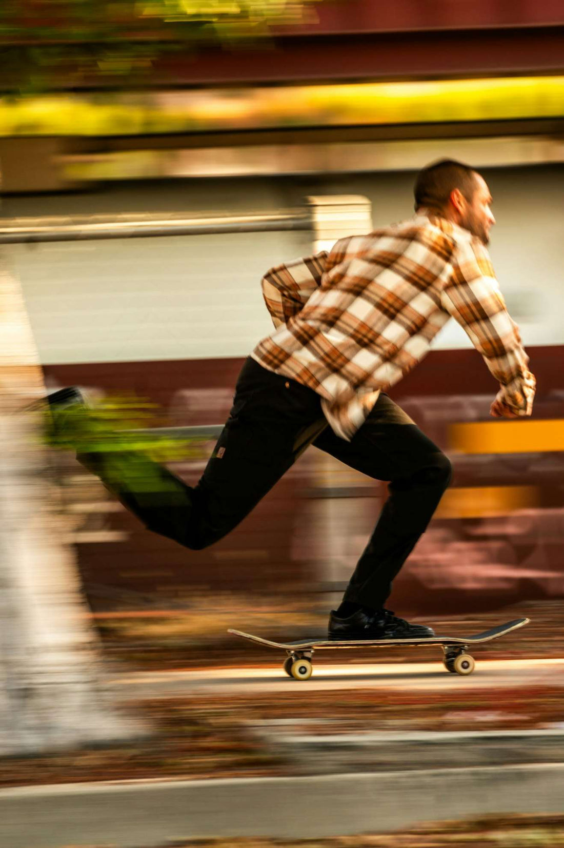 Brixton - Bowery Flannel Shirt in Whitecap/Sand/ Pinecone Brown