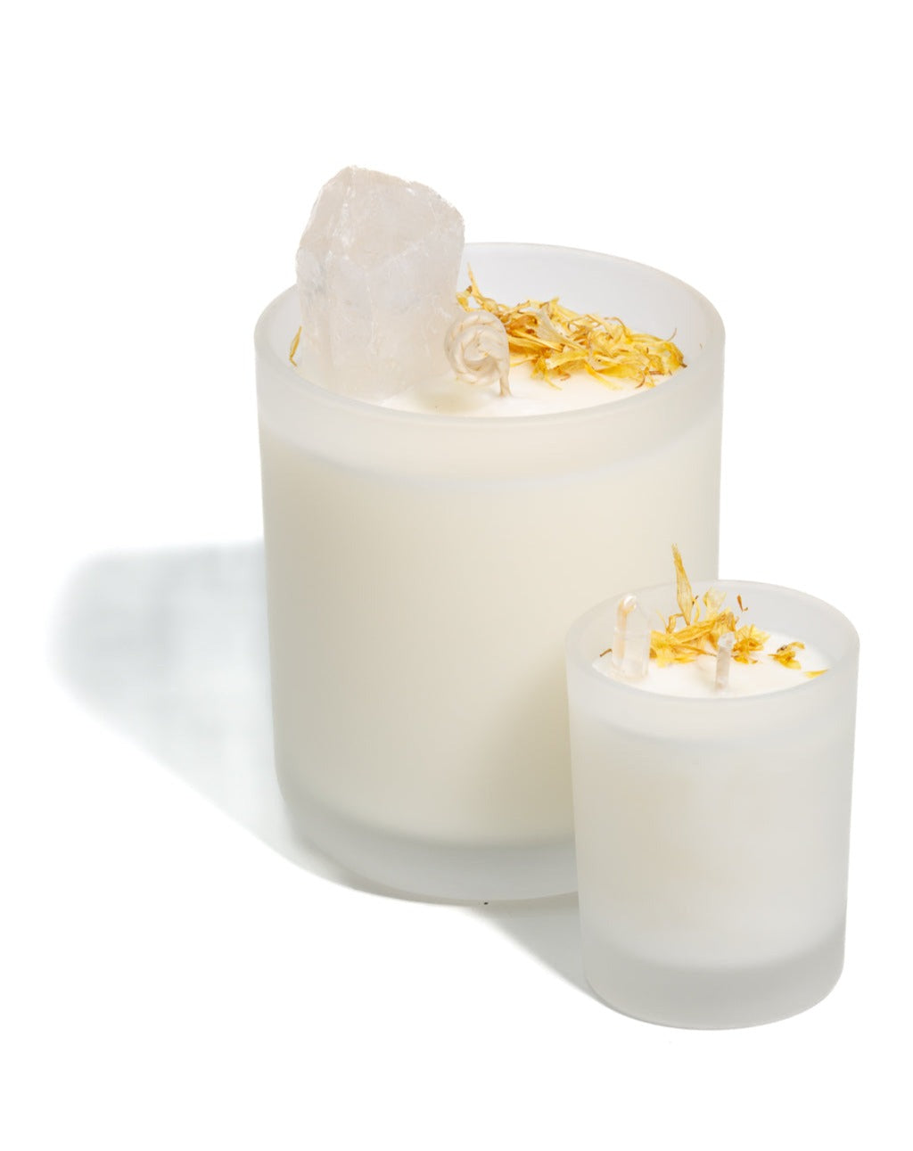 SEVENTEEN70/BOTANICALS - SEA SALT CARAMEL + CLEAR QUARTZ CANDLE