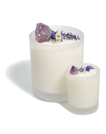 SEVENTEEN70/BOTANICALS - COCONUT & LIME + AMETHYST CANDLE