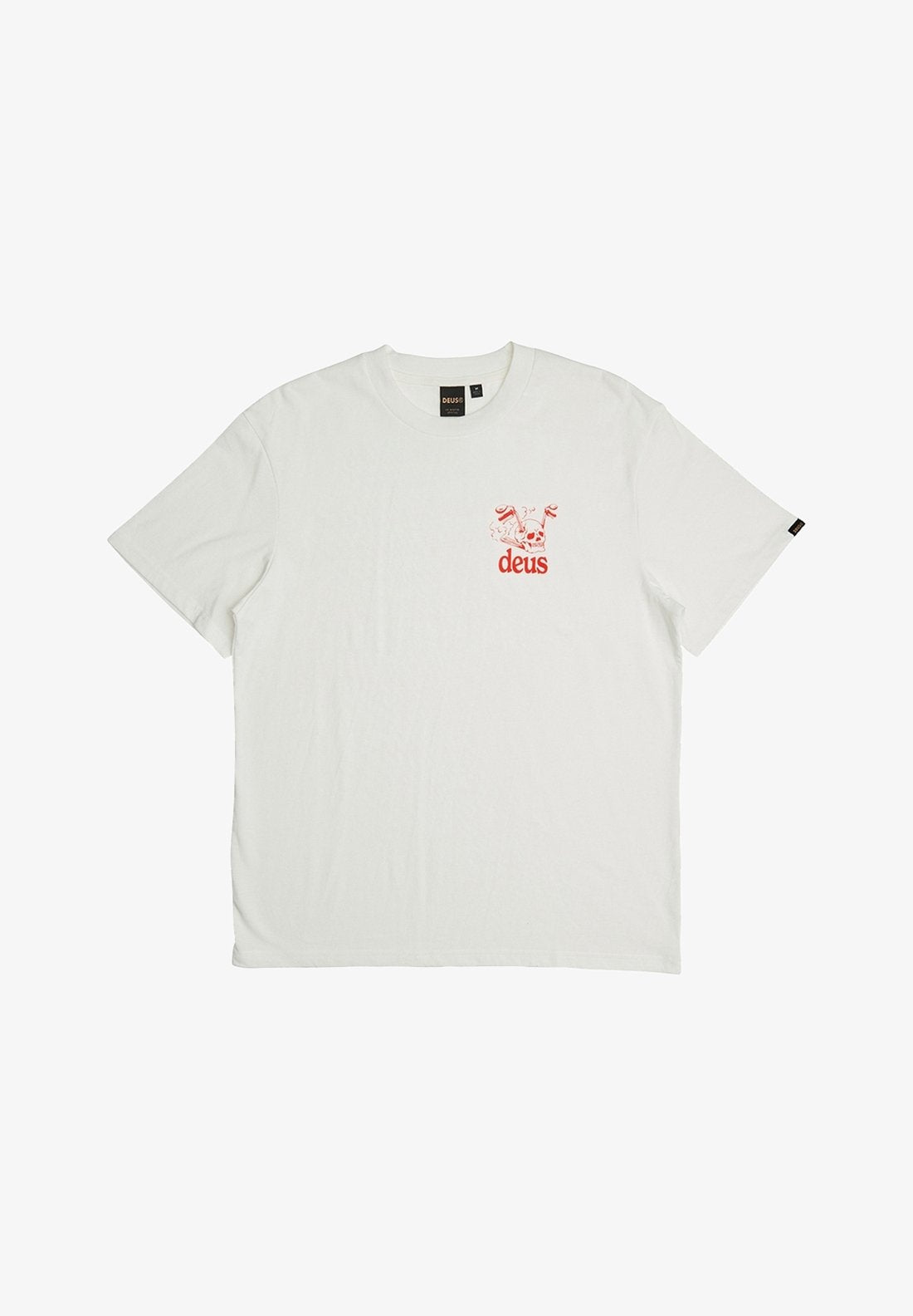 DEUS - Crossroad Tee in Vintage White