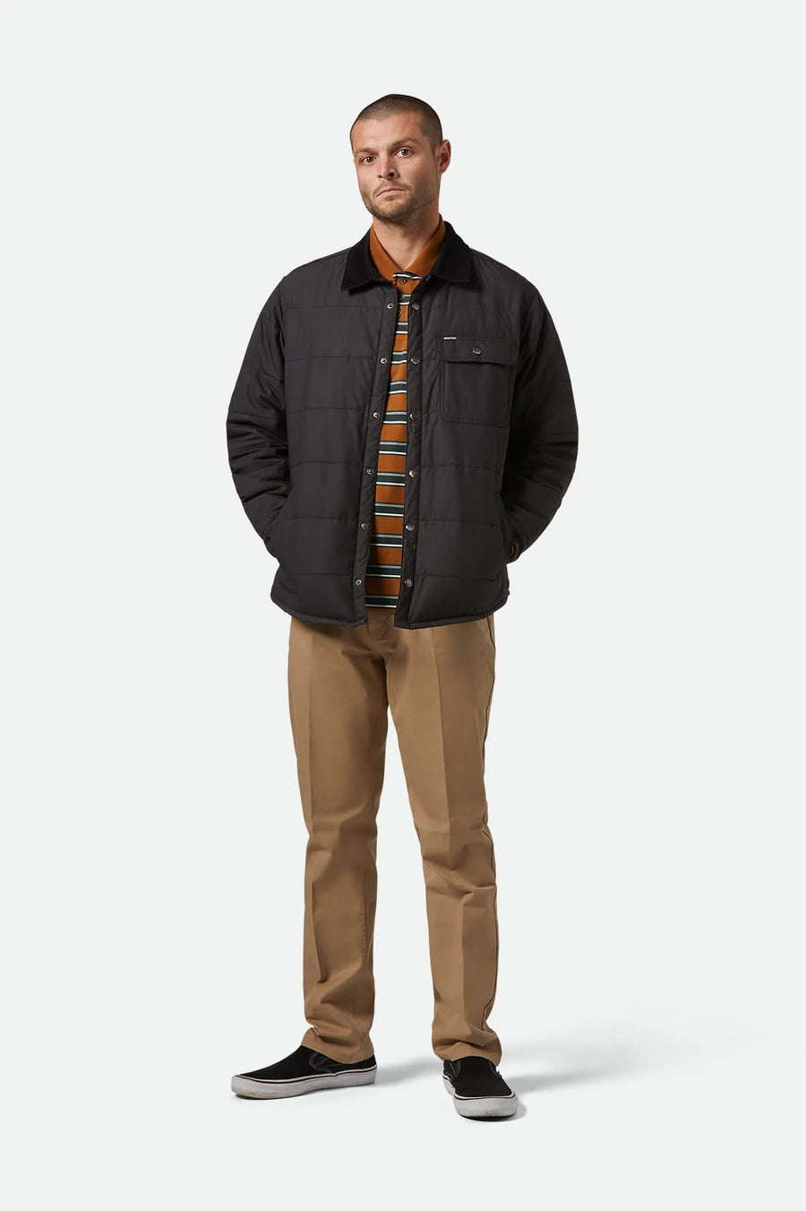 Brixton - Cass Jacket in Black/Black