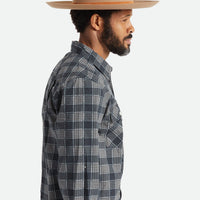 BRIXTON Houston Straw Cowboy Hat - BLACK