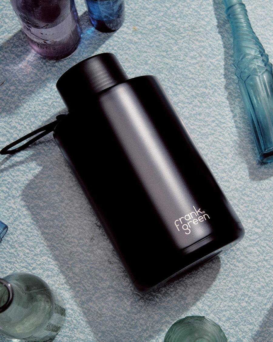 Frank Green - 68oz Stainless Steel Ceramic Reusable Bottle in Midnight