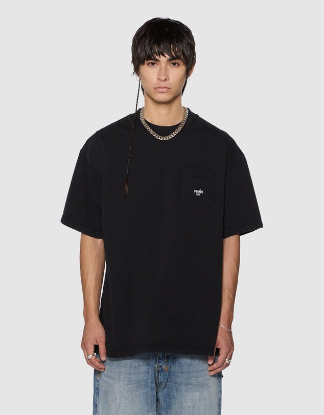 Ksubi - Stamp Ekcess Pocket SS Tee in Black