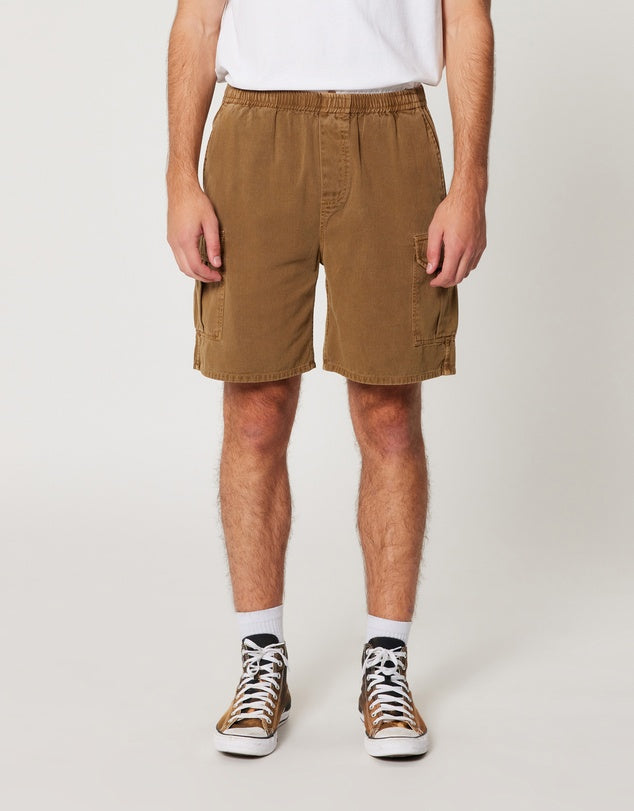 ROLLAS - Tradie Cargo Short in Bronze