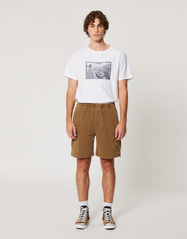 ROLLAS - Tradie Cargo Short in Bronze