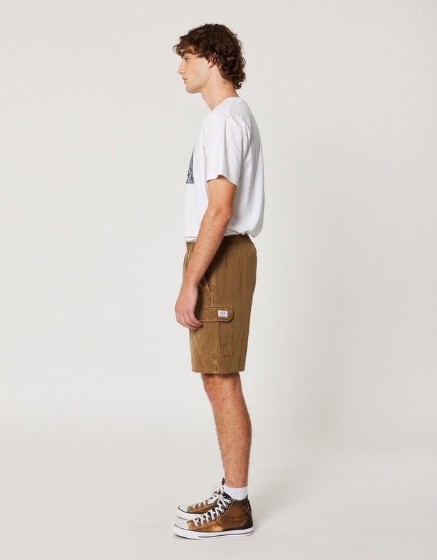 ROLLAS - Tradie Cargo Short in Bronze