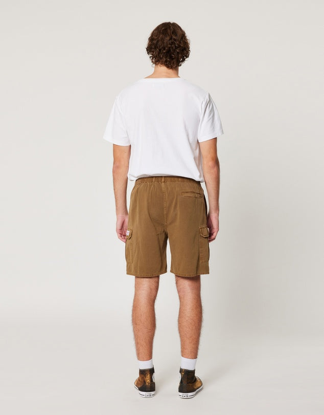 ROLLAS - Tradie Cargo Short in Bronze