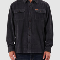 ROLLAS - Trailer Fat Cord Shirt in Black