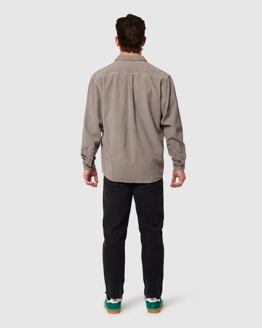 ROLLAS - Trailer Chunky Cord Shirt on Grey
