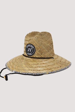THE MAD HUEYS - IT'S LIT STRAW SUN HAT in NATURAL