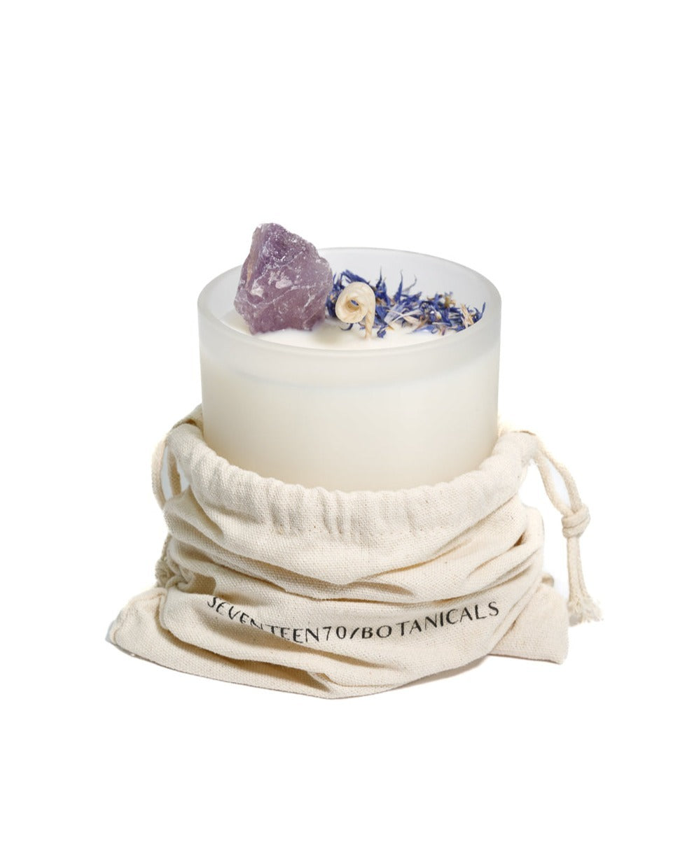 SEVENTEEN70/BOTANICALS - COCONUT & LIME + AMETHYST CANDLE