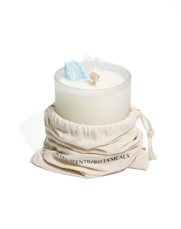 SEVENTEEN70/BOTANICALS - Sweet Pea + Blue Aragonite Candle