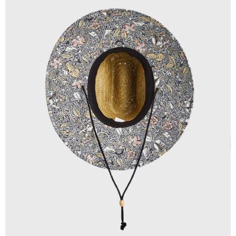 THE MAD HUEYS - IT'S LIT STRAW SUN HAT in NATURAL