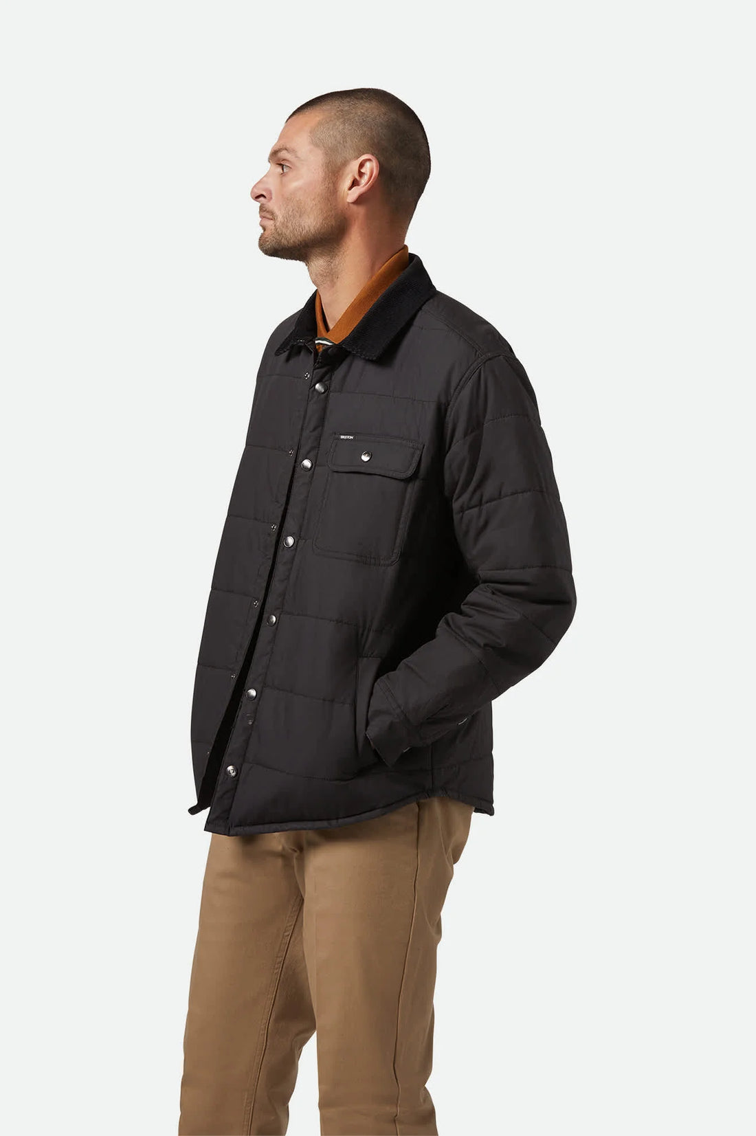 Brixton - Cass Jacket in Black/Black