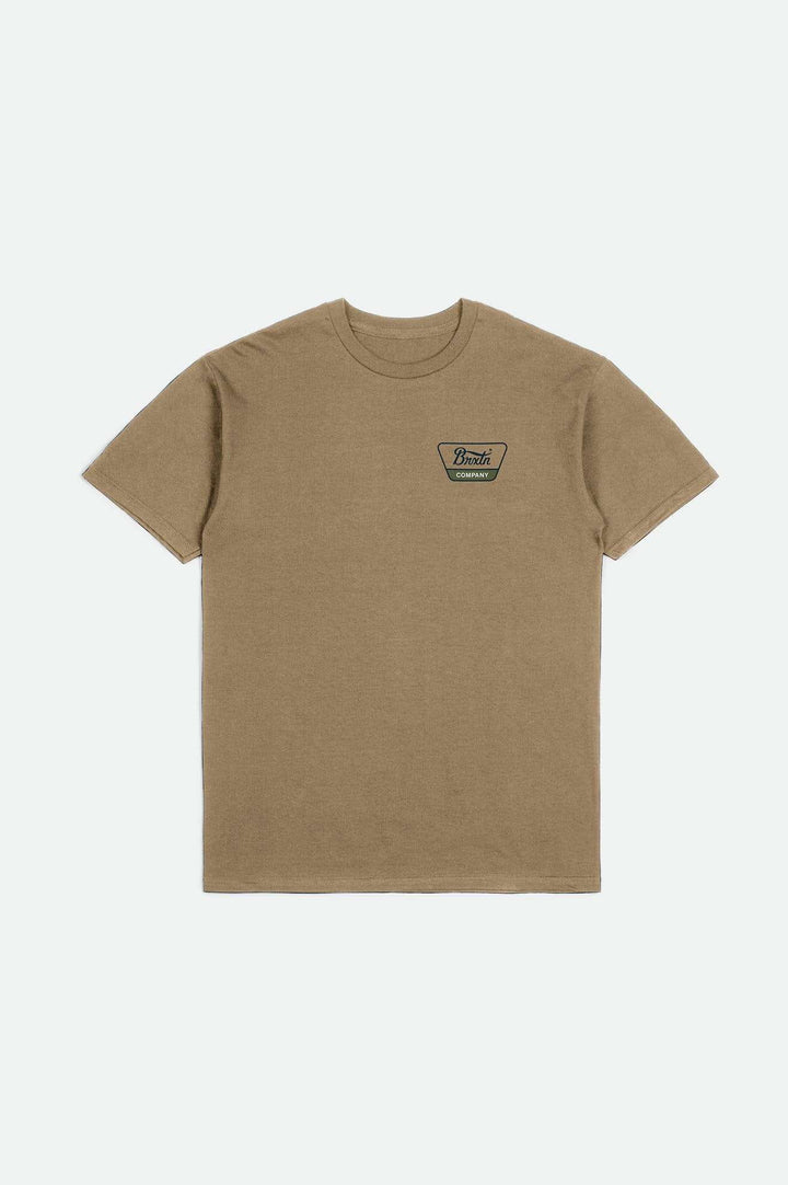 Brixton - Linwood S/S Tee in Tiger Eye/Navy