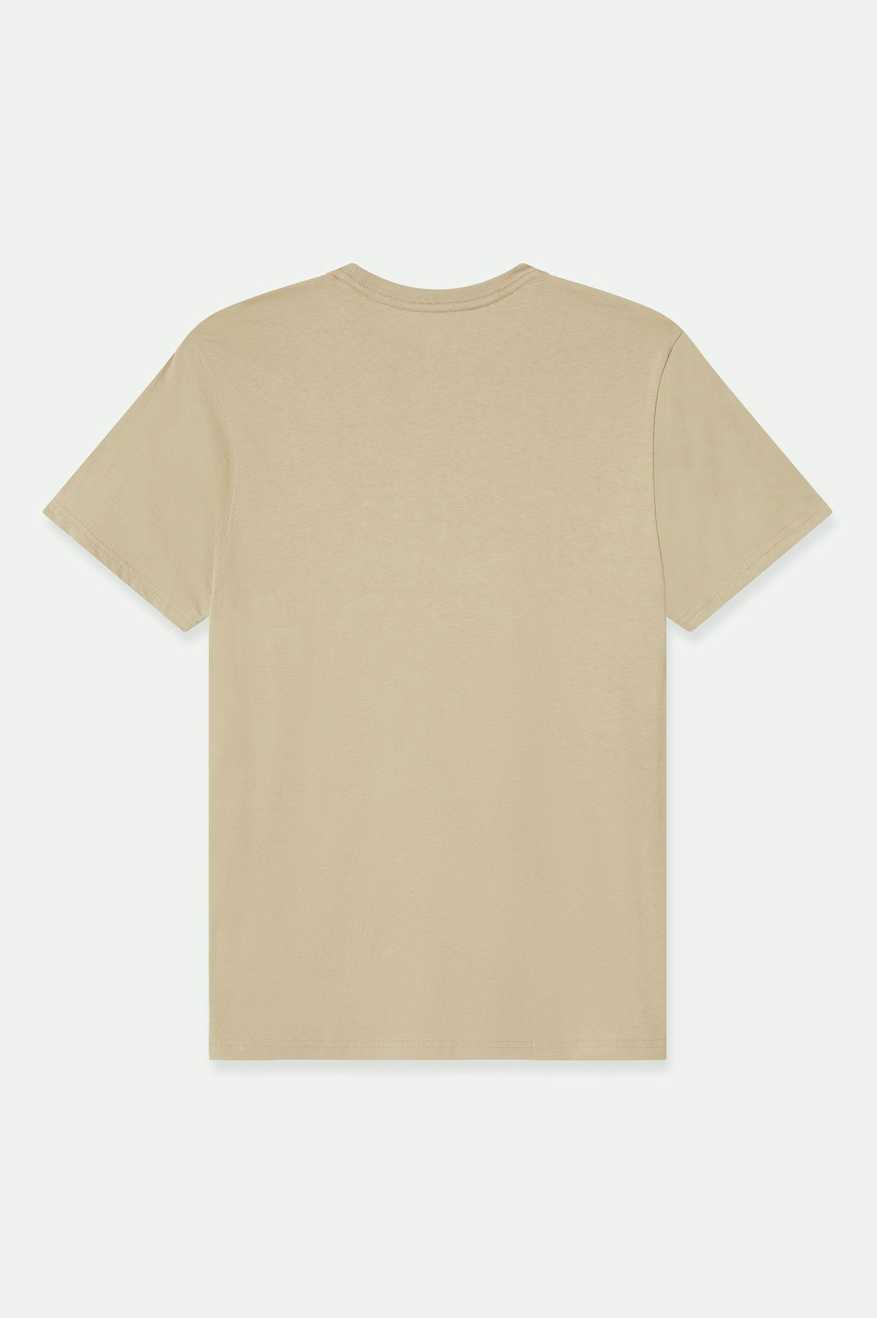 Brixton - Basic S/S Tee in Oatmeal