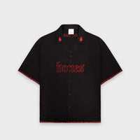 Billy Bones Club - Hell Raiser Bowlo Shirt in Black