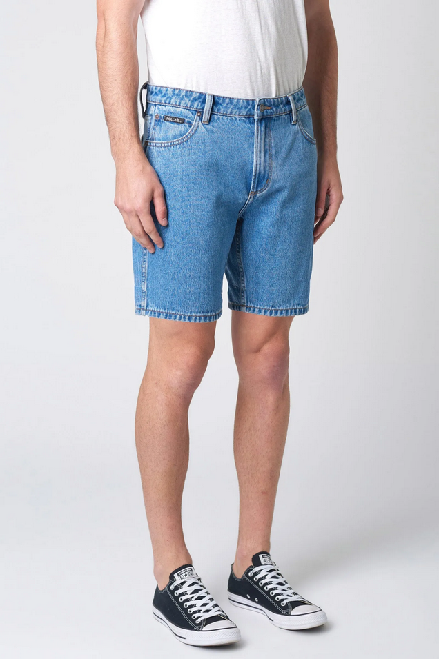 ROLLAS - Ezy Short Bronte in Light Vintage Blue