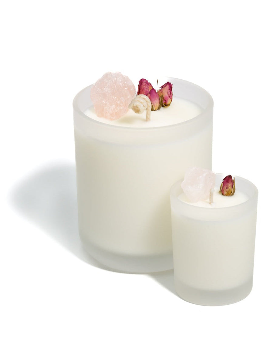 SEVENTEEN70/BOTANICALS - PEONY BLOSSOM + ROSE QUARTZ CANDLE