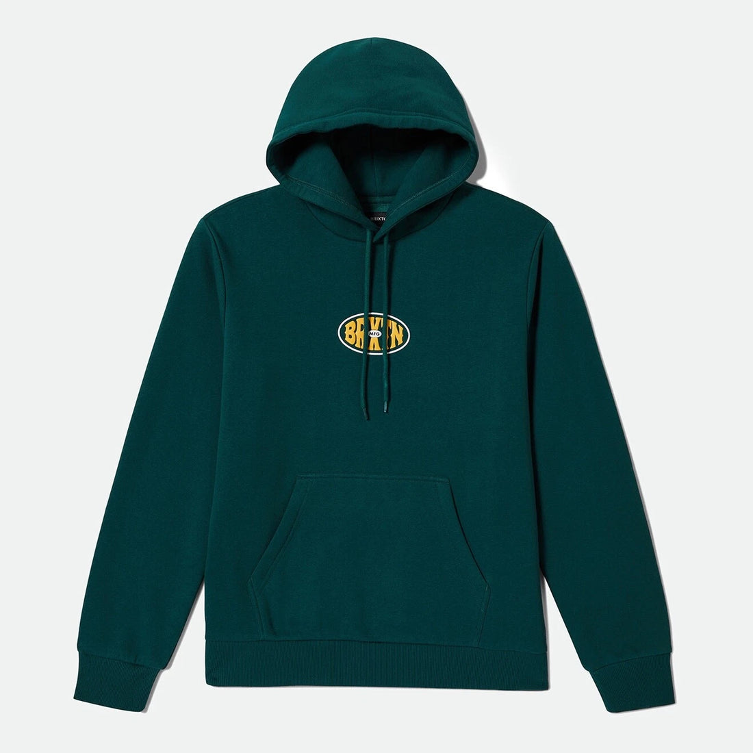 Brixton - Largo Hoodie in Deep Emerald