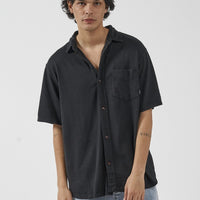 Thrills - Hemp Thrills Oversized Short Sleeve in Jersey Shirt in Black