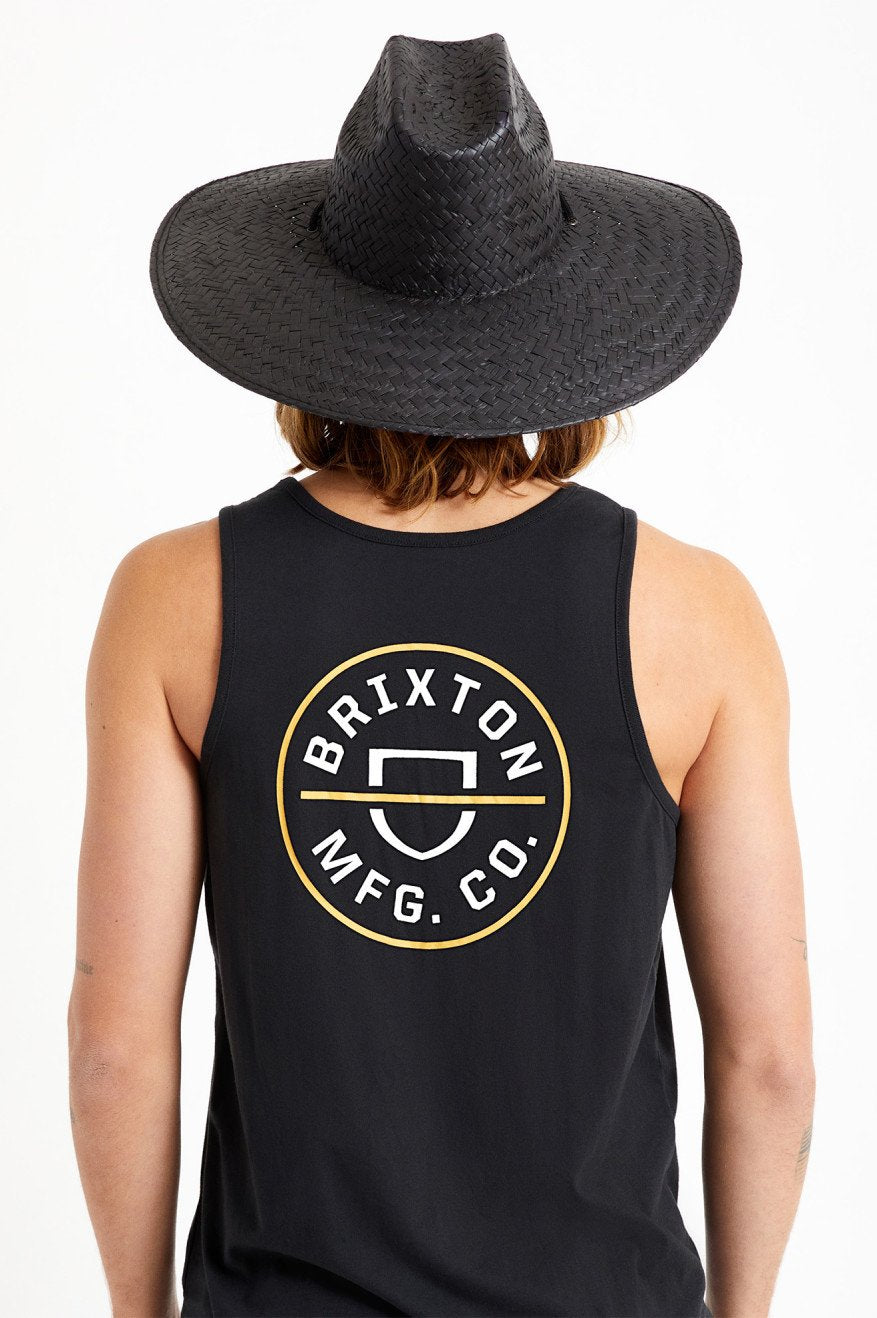 Brixton - Crest Sun Hat in Black