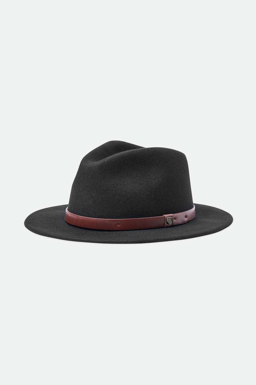 Brixton - Messer Packable Fedora in Black