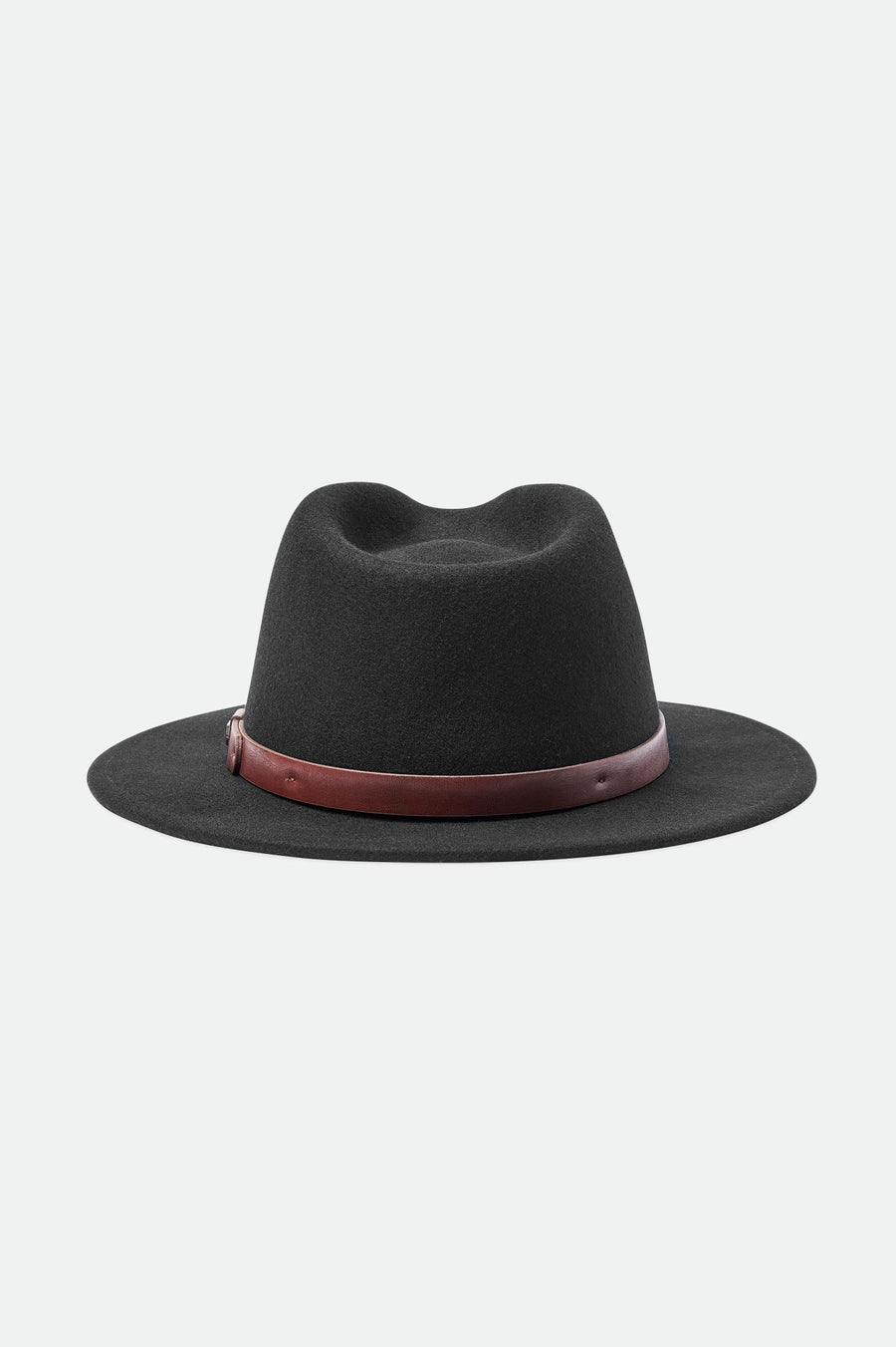 Brixton - Messer Packable Fedora in Black